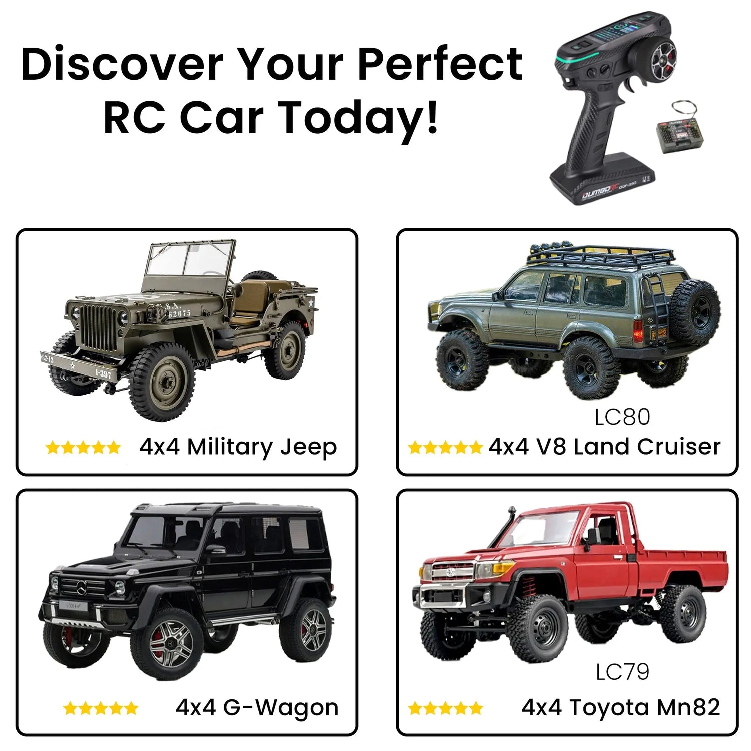 REMOTE CONTROL CARS - RONDOM RECON