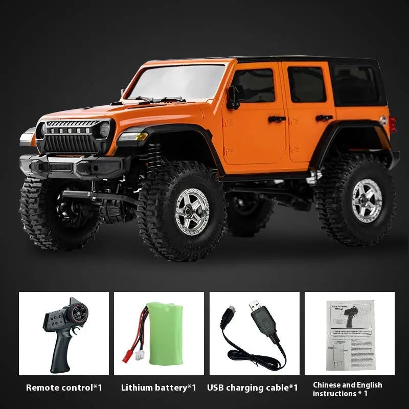 Front And Rear Shock Absorber Four-wheel Drive Off-road Jeep Children's Electric Simulation Model Toy