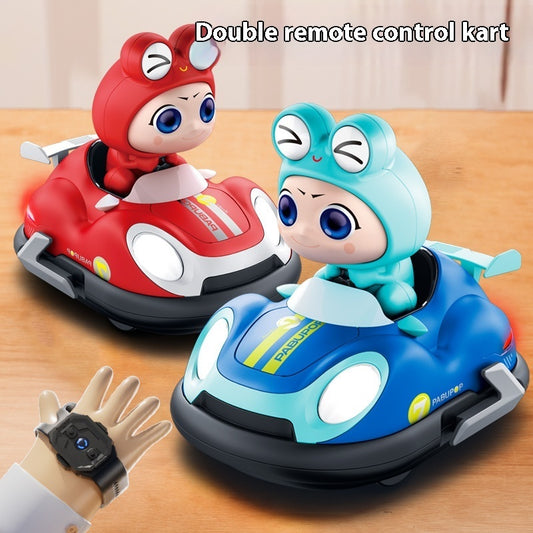 Children's Double Battle Interactive Electric Remote Control Bumper Car Toy Competition Model Boy