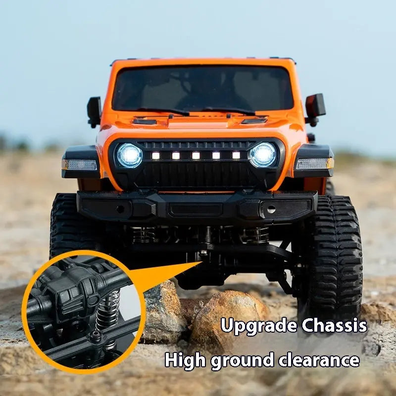 Front And Rear Shock Absorber Four-wheel Drive Off-road Jeep Children's Electric Simulation Model Toy