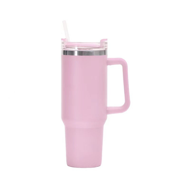 Stainless Steel Insulated Cup 40oz Straw Bingba