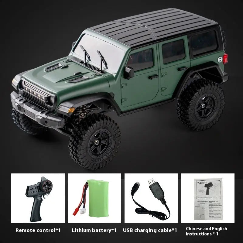 Front And Rear Shock Absorber Four-wheel Drive Off-road Jeep Children's Electric Simulation Model Toy