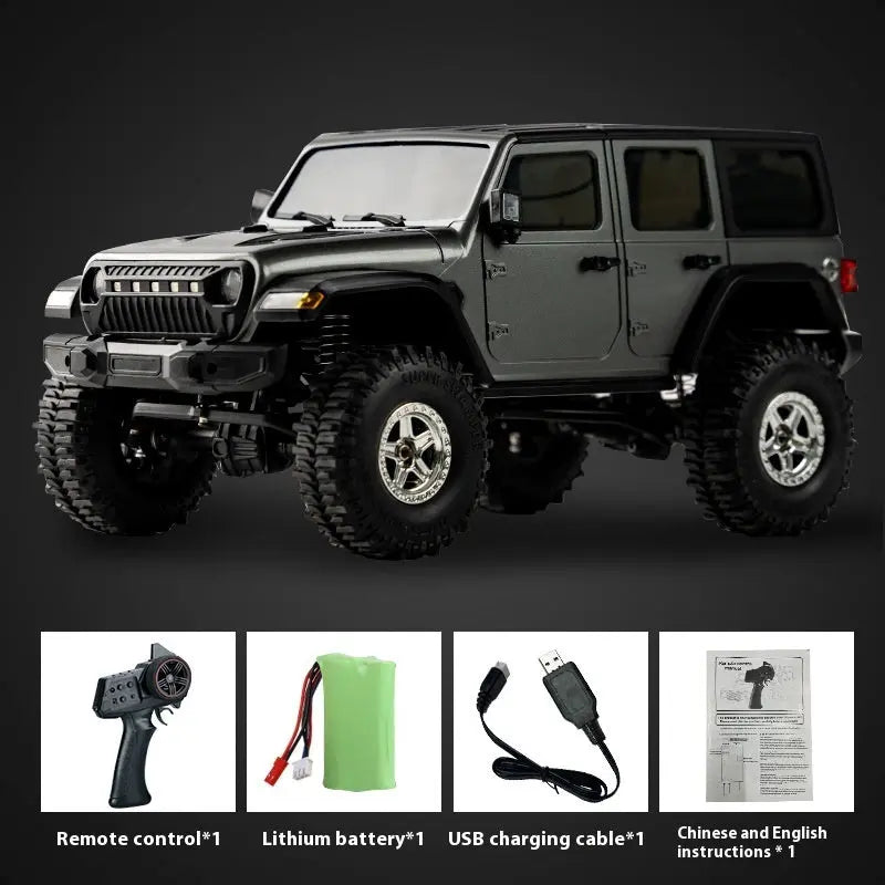 Front And Rear Shock Absorber Four-wheel Drive Off-road Jeep Children's Electric Simulation Model Toy