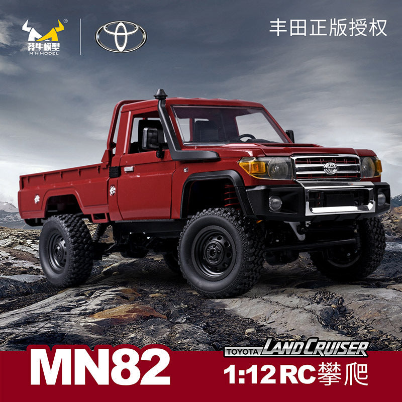 Manniu MN82 Full-scale Off-road Climbing Car Four-wheel Drive High Horsepower Toyota Pickup Truck RC Remote Control Car Model