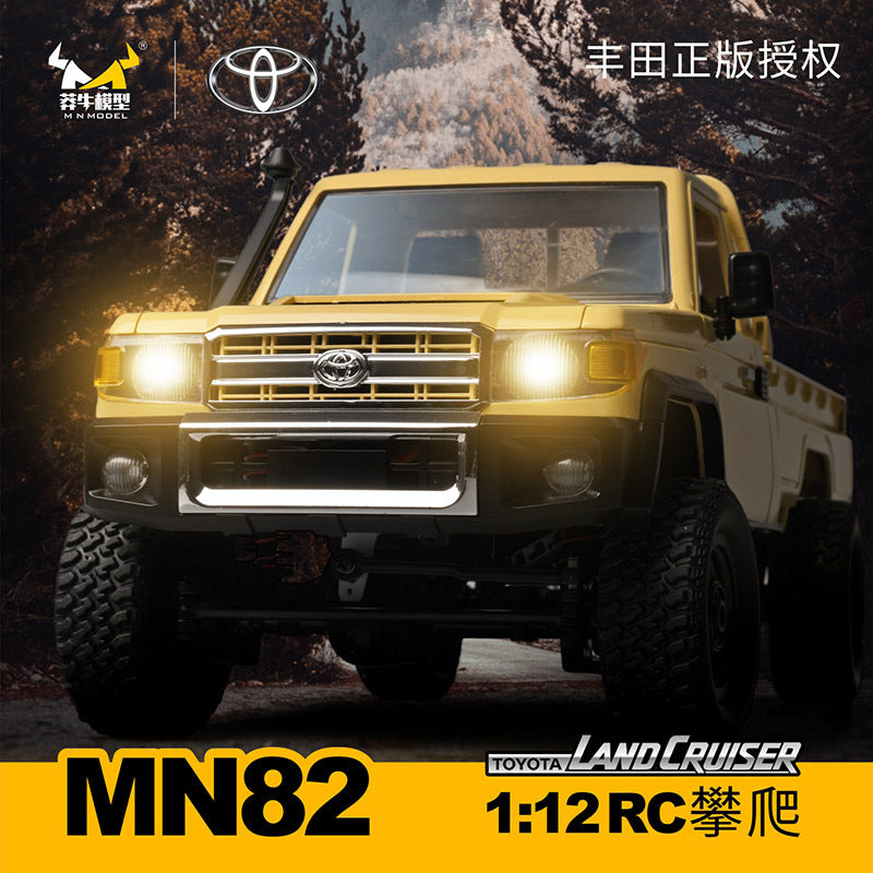 Manniu MN82 Full-scale Off-road Climbing Car Four-wheel Drive High Horsepower Toyota Pickup Truck RC Remote Control Car Model