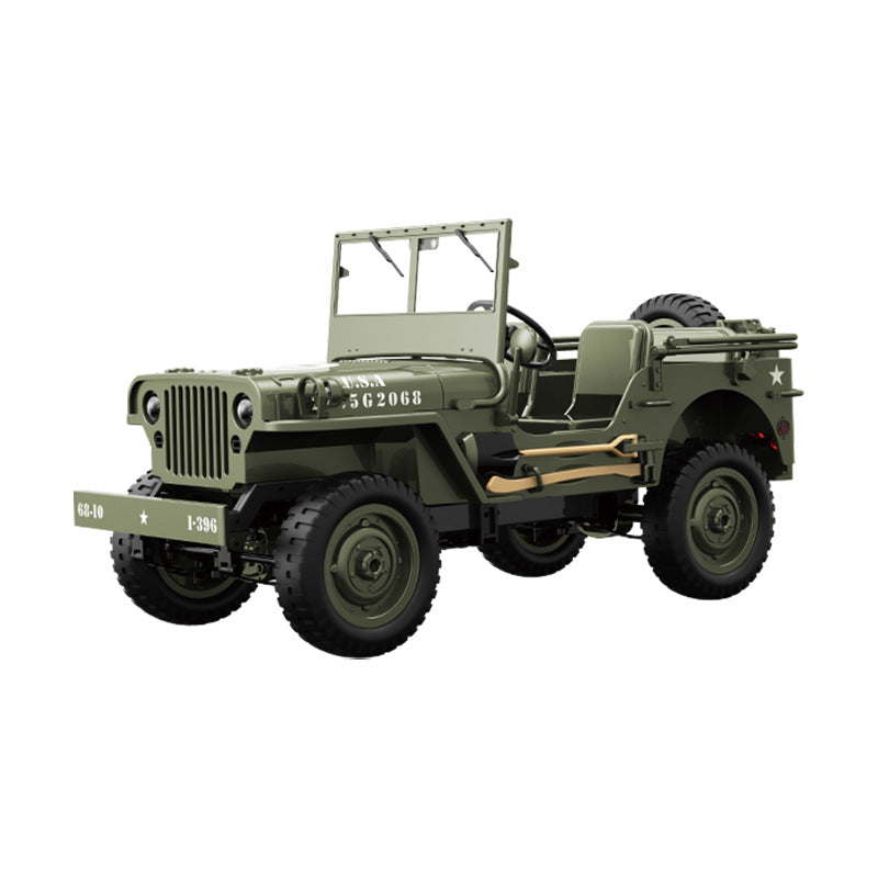 Oversized Remote Control Off-road Vehicle Children's Toy Car Charging Electric WWII Willis Jeep Climbing Car Boy