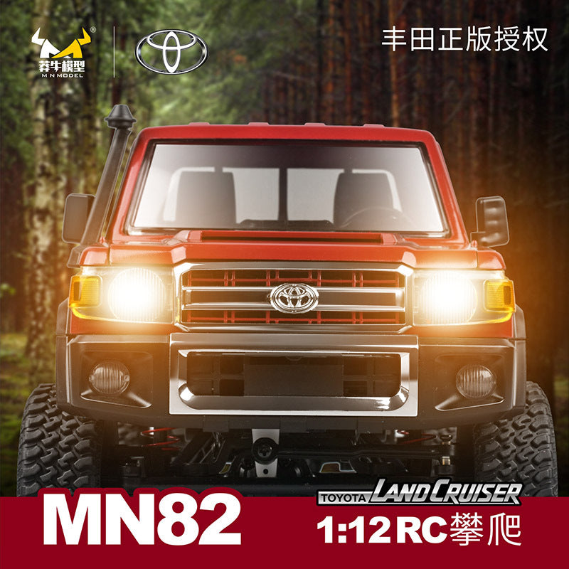 Manniu MN82 Full-scale Off-road Climbing Car Four-wheel Drive High Horsepower Toyota Pickup Truck RC Remote Control Car Model