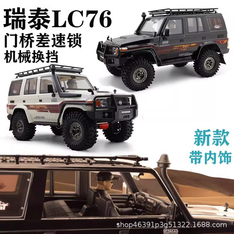 RGT Ruitai New EX86190 1/10 Model RC Remote Control Car Electric Climbing Car LC76 Off-road Vehicle