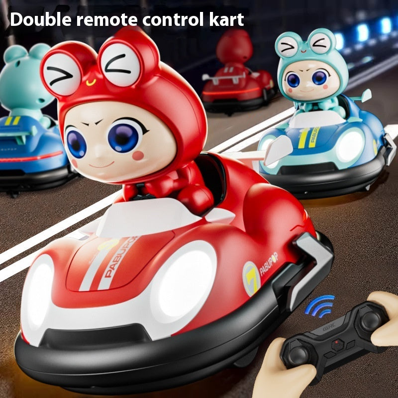 Children's Double Battle Interactive Electric Remote Control Bumper Car Toy Competition Model Boy